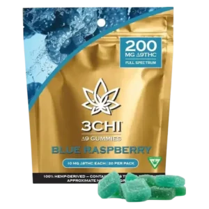 3Chi Delta Gummies Blue Raspberry